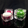 RL16 Crystal Square Jar