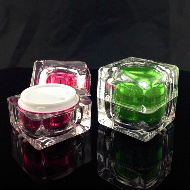 RL16 Crystal Square Jar